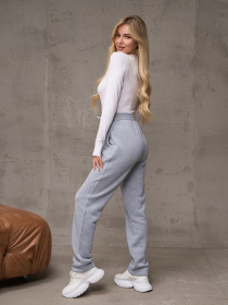 Повсякденні штани ISSA Plus модель 14906_светло_серый Фото