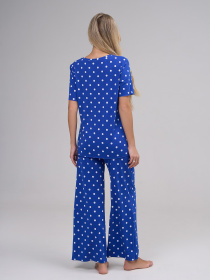 Пижама ISSA Plus модель 14885_синий Фото