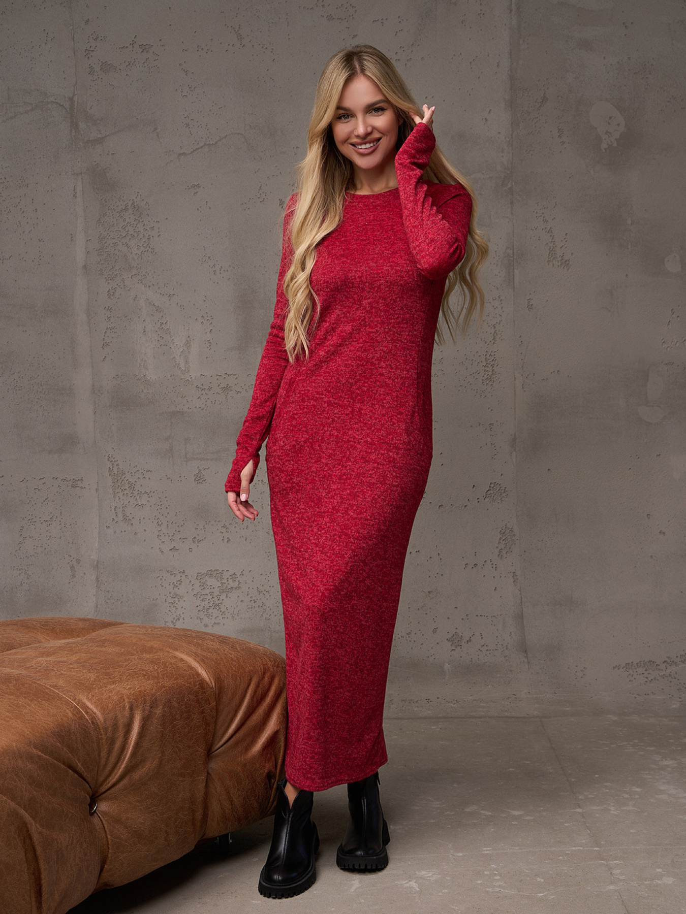 Платье макси ISSA Plus модель 11217_красный Платье макси ISSA Plus модель 11217_красный Фото