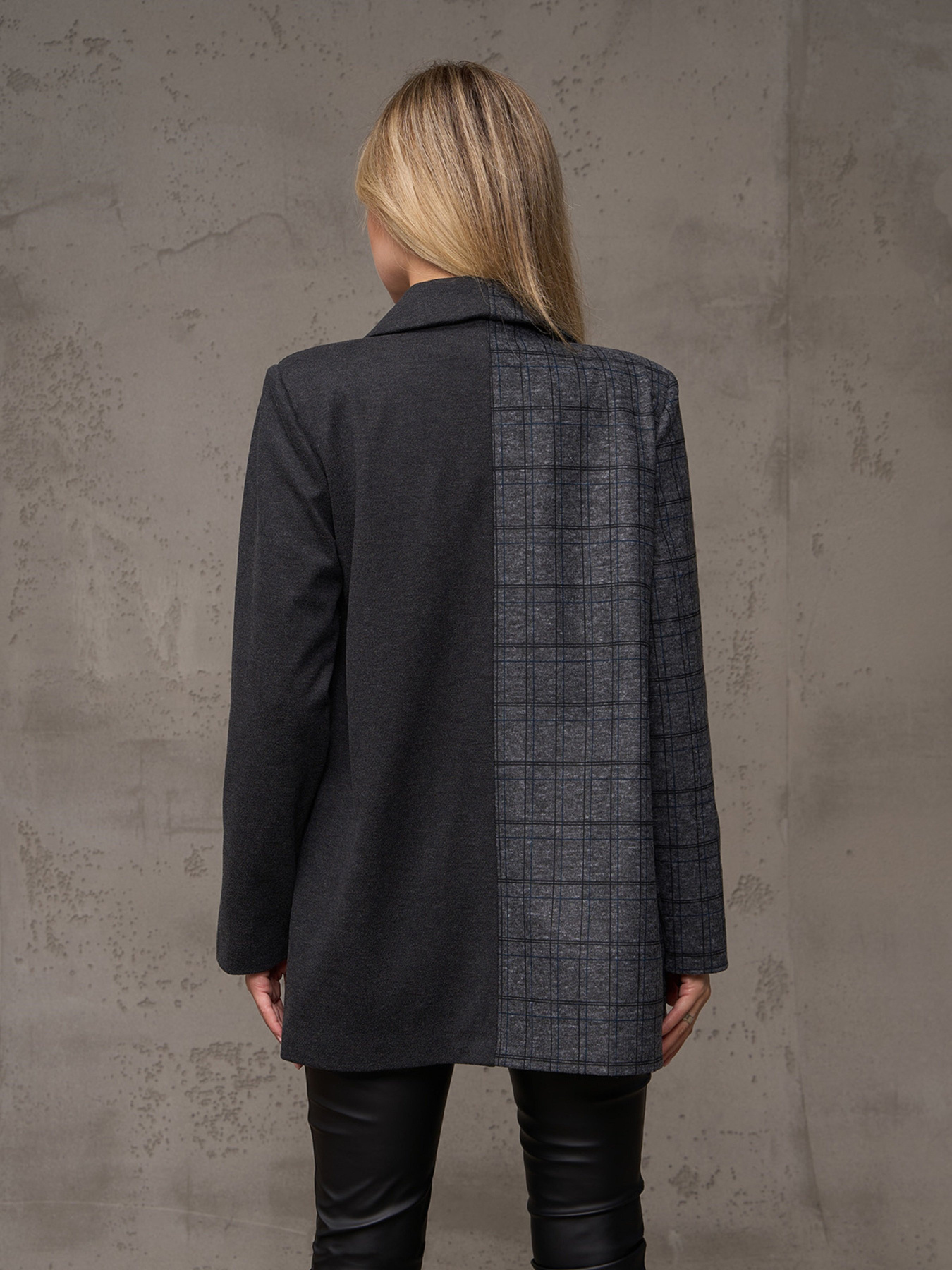 Пиджак ISSA Plus модель 14882_серый Фото