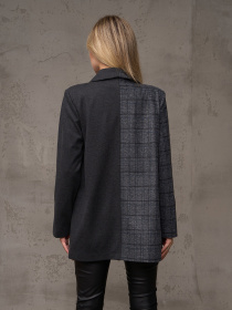 Піджак ISSA Plus модель 14882_серый Піджак ISSA Plus модель 14882_серый Фото