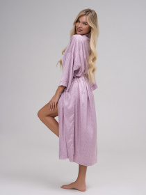 Халат ISSA Plus модель 14889_розовый Фото