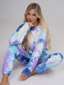 Пижама ISSA Plus модель 14330A_молочный Фото