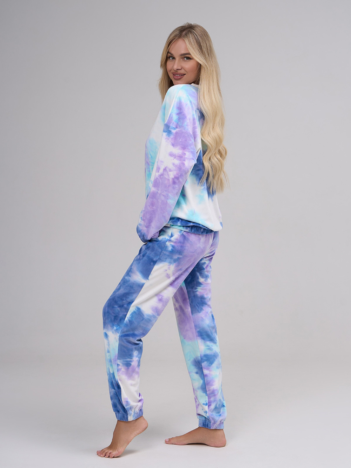 Піжама ISSA Plus модель 14330A_молочный Піжама ISSA Plus модель 14330A_молочный Фото