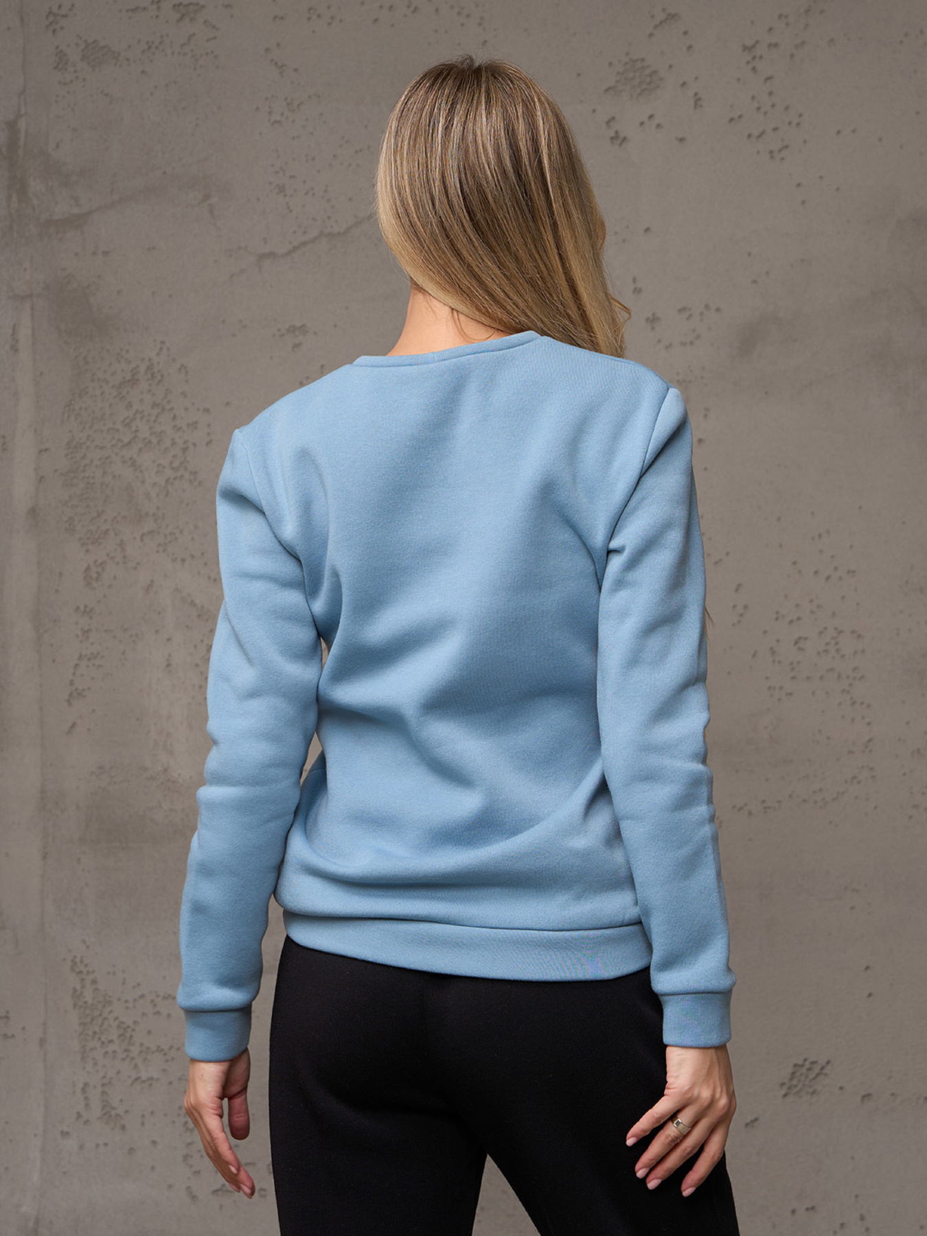 Світшот ISSA Plus модель 14892_голубой Фото