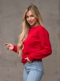 Свитшот ISSA Plus модель 14892_красный Фото