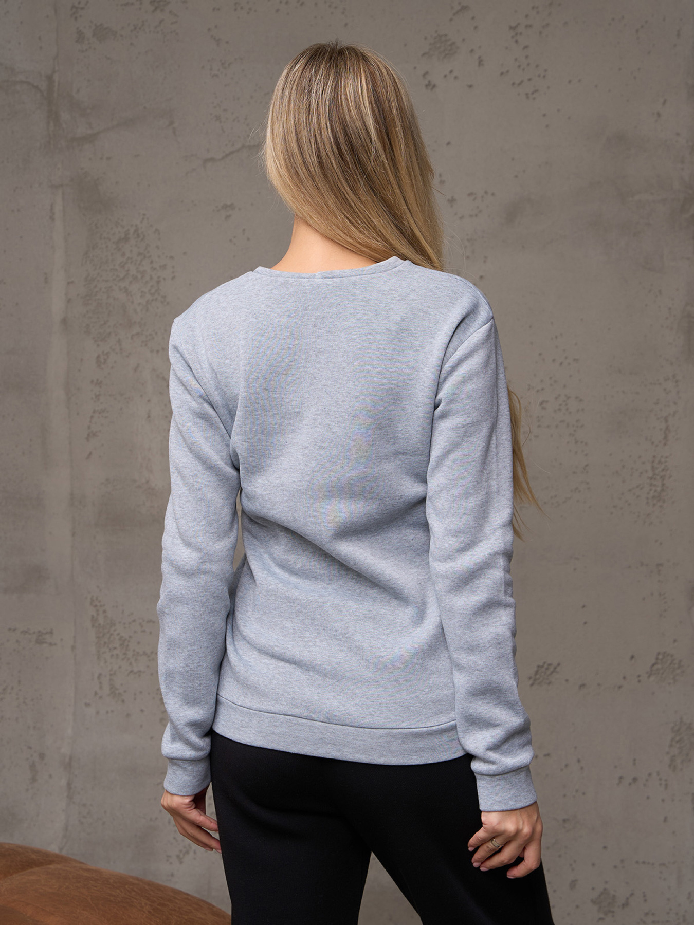 Свитшот ISSA Plus модель 14892_светло-серый Фото