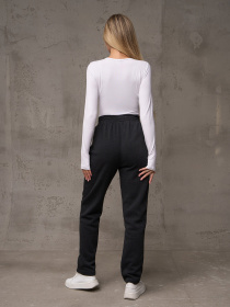 Повседневные штаны ISSA Plus модель 14906_темно_серый Фото