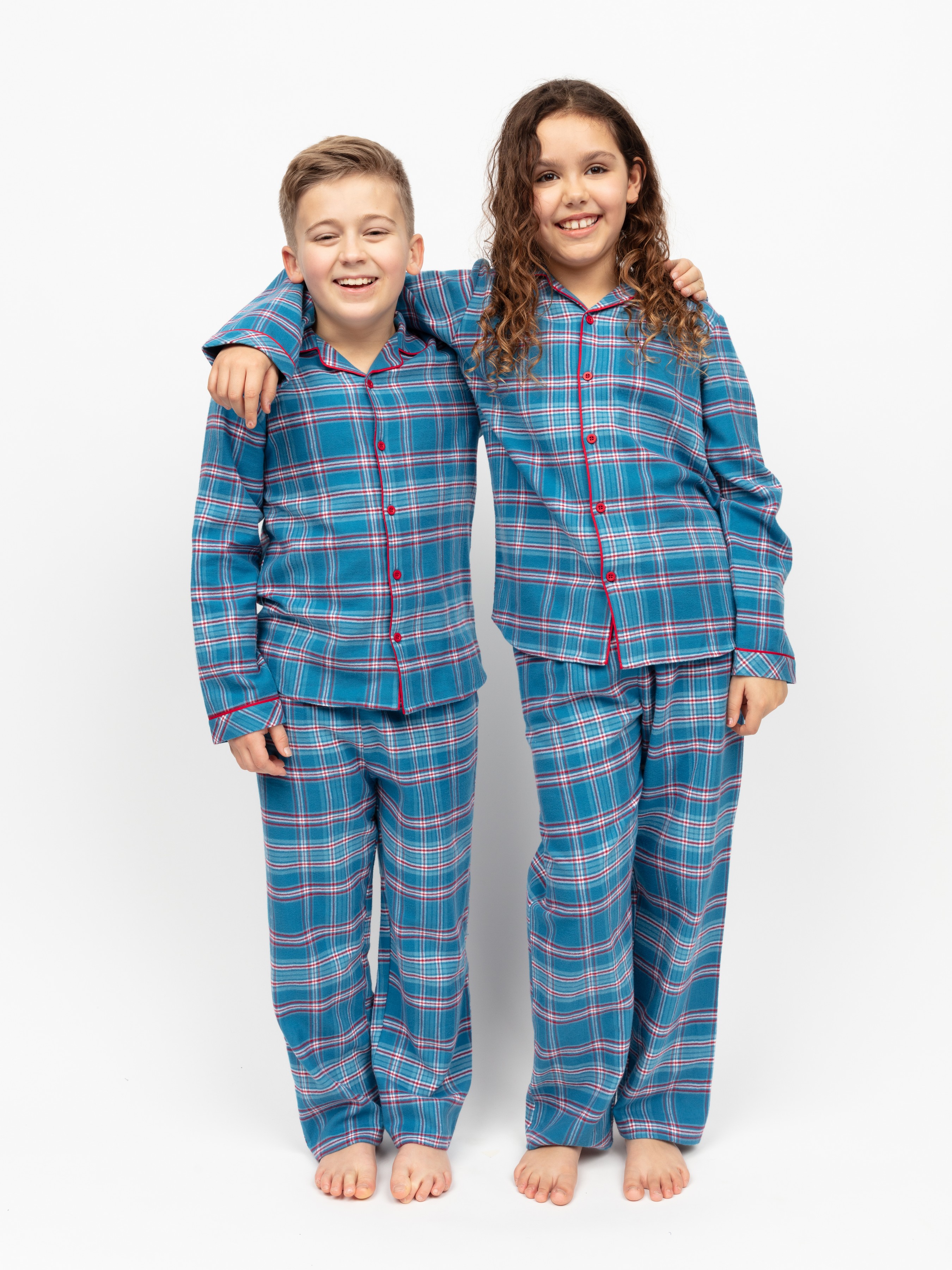 Бавовняна Дитяча Піжама CYBERJAMMIES Montana (3016) колір блакитний CYBERJAMMIES - купити в Україні