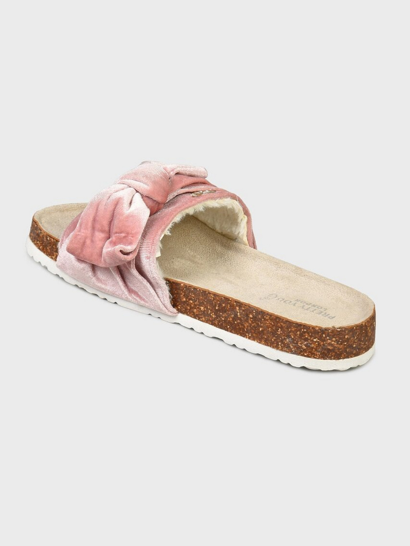 Шльопанці Pretty You London модель Velvet_Bow Фото