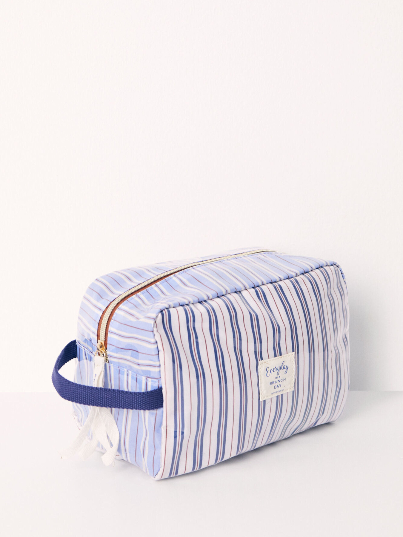 Велика косметичка з принтом у смужку Women'secret модель 4848817-18 Фото