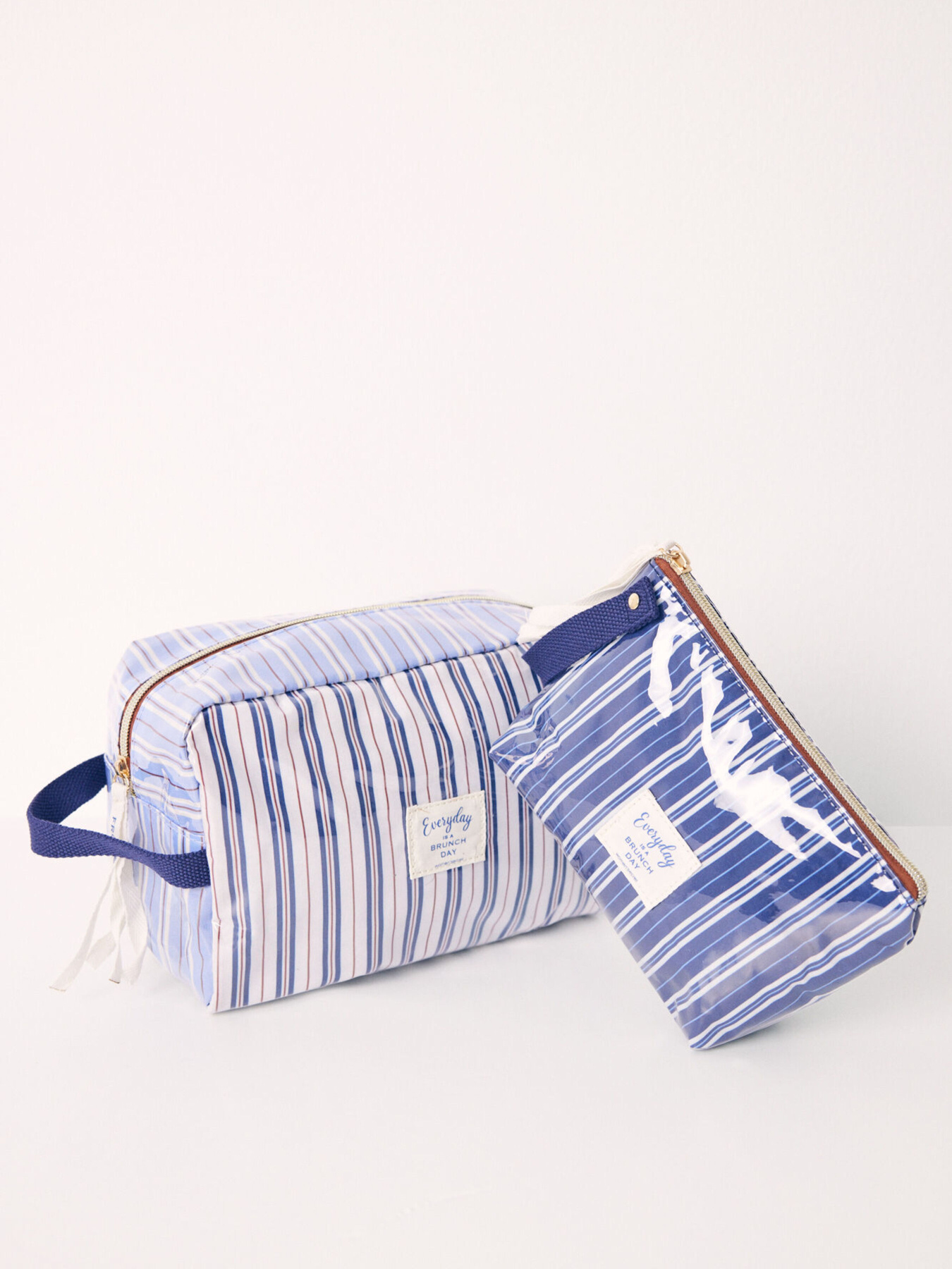 Велика косметичка з принтом у смужку Women'secret модель 4848817-18 Фото