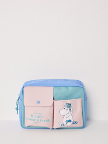 Косметичка Moomin колор-блок среднего размера Women'secret модель 4848821-98 Косметичка Moomin колор-блок среднего размера Women'secret модель 4848821-98 Фото