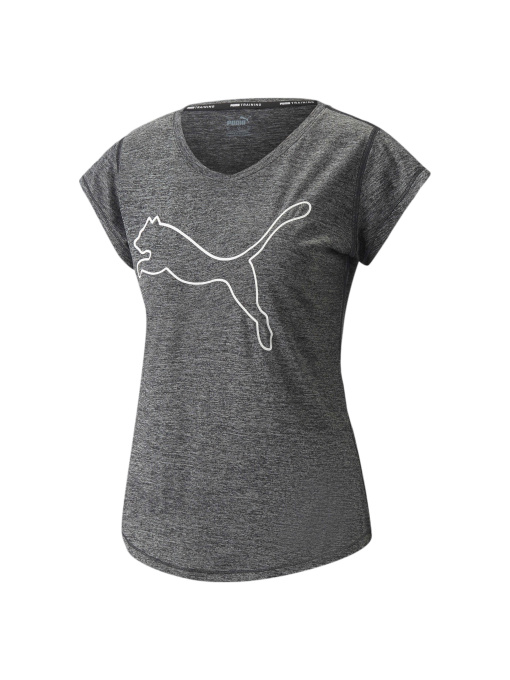 Футболка спортивная PUMA Train Fav Heather Cat Tee модель 522418 Фото