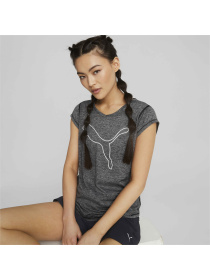 Футболка спортивная PUMA Train Fav Heather Cat Tee модель 522418 Фото