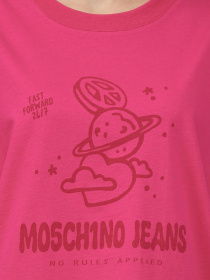 Футболка Moschino модель 242K2A070487331217 Футболка Moschino модель 242K2A070487331217 Фото