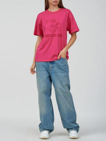 Футболка Moschino модель 242K2A070487331217 Футболка Moschino модель 242K2A070487331217 Фото