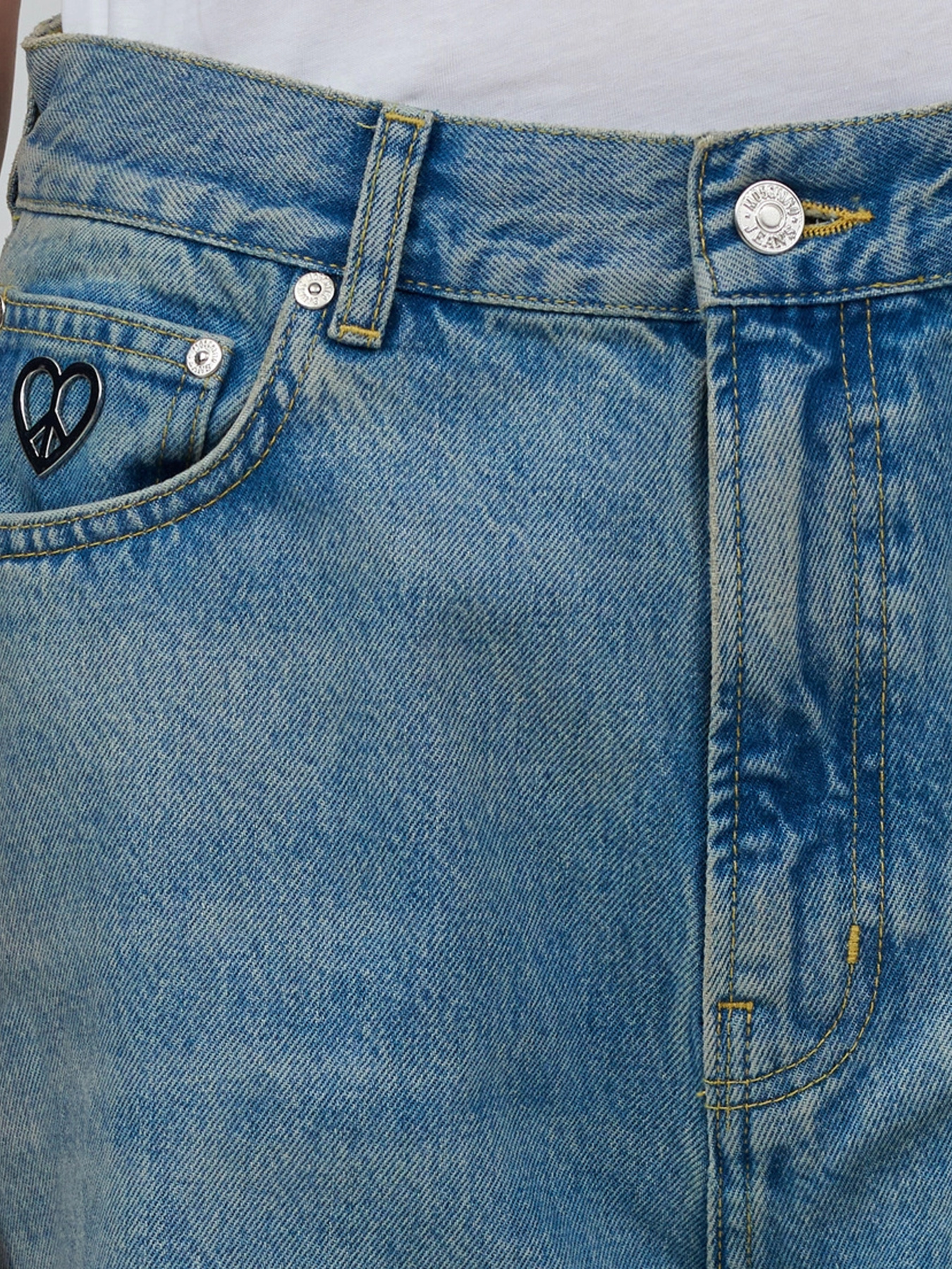 Широкі джинси Moschino модель 242K2J030887201303 Фото