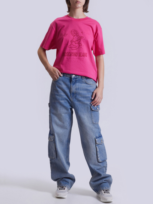 Широкие джинсы Moschino модель 242K2J033187201303 Фото