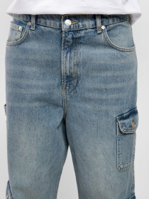 Широкі джинси Moschino модель 242K2J033187201303 Фото