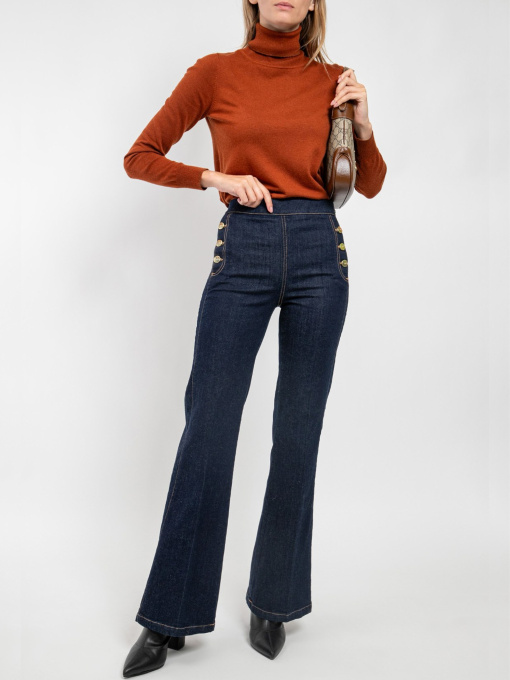 Расклешенные джинсы KOCCA модель A24PPD2881ABUN2065 Фото