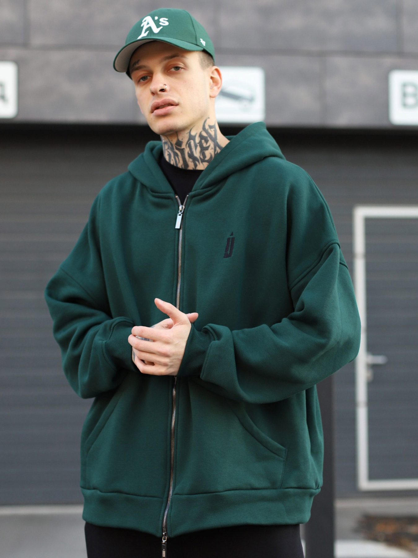 Кофта IJ модель Копія_ij-hoodie-zip-green Кофта IJ модель Копія_ij-hoodie-zip-green Фото