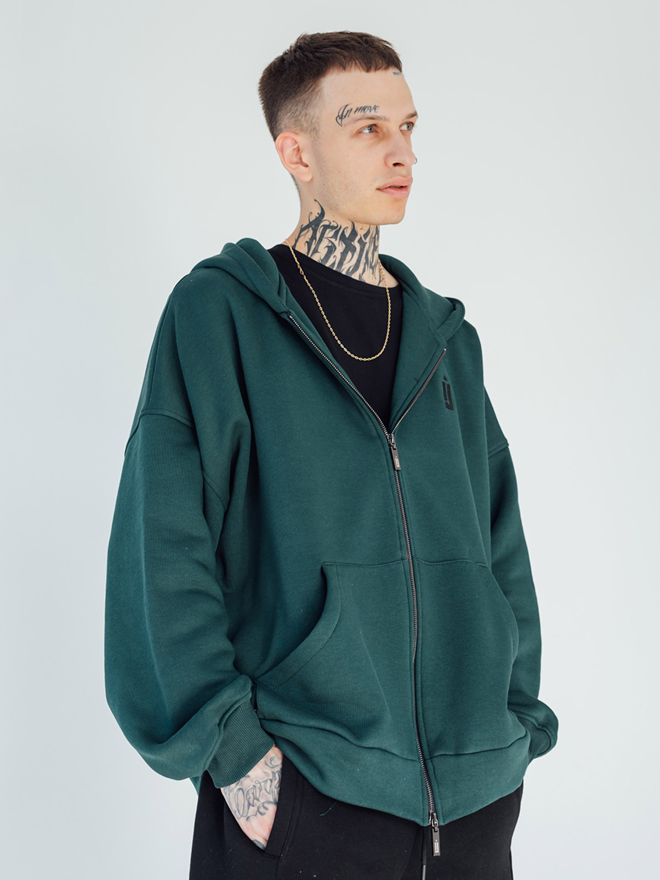 Кофта IJ модель Копія_ij-hoodie-zip-green Кофта IJ модель Копія_ij-hoodie-zip-green Фото