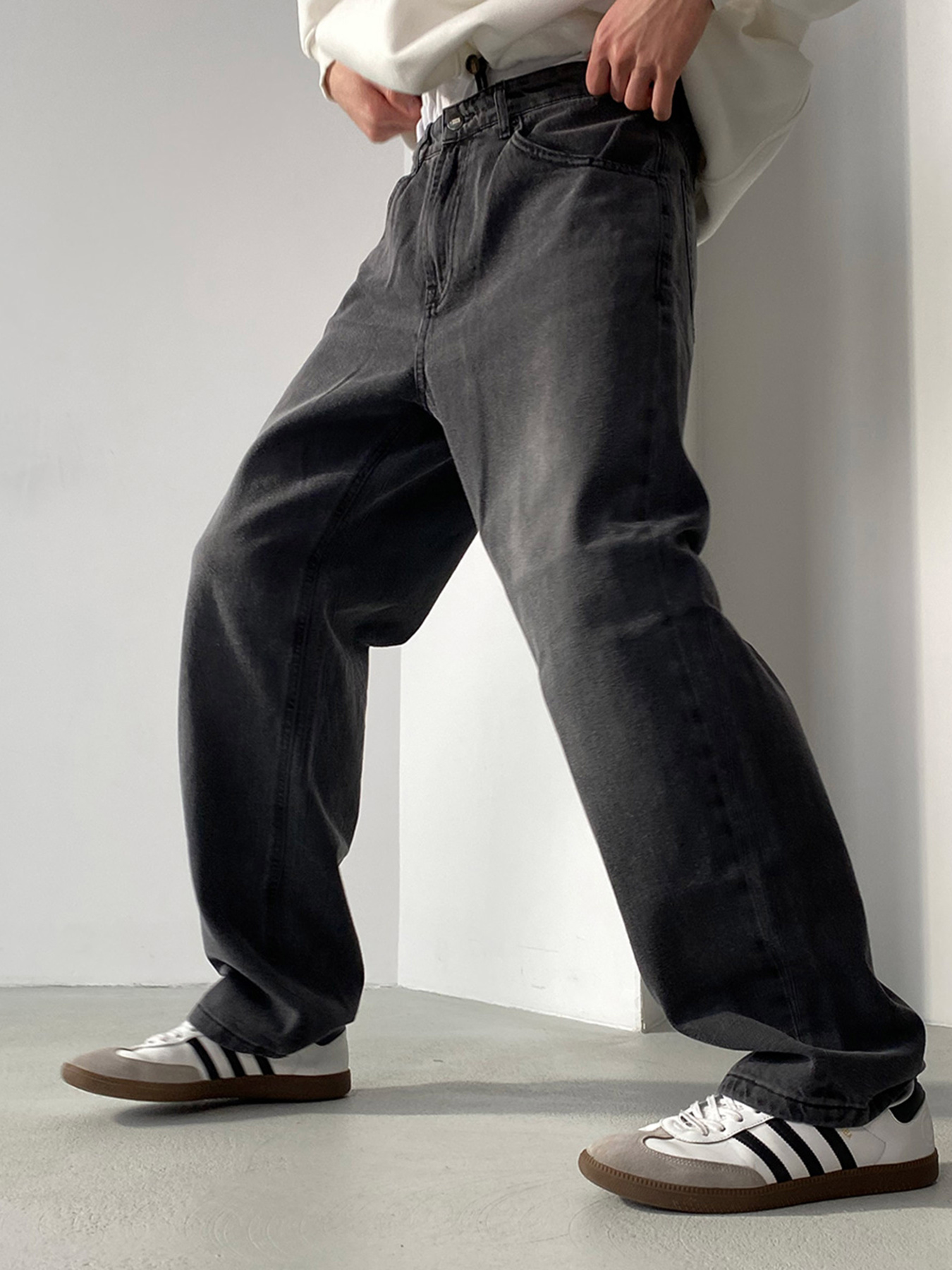 Широкие джинсы IJ модель jins-baggy Широкие джинсы IJ модель jins-baggy Фото