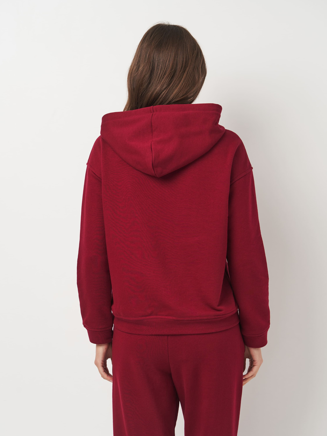 Худи Роза модель 240432_burgundy Фото