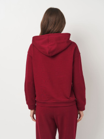Худи Роза модель 240432_burgundy Фото