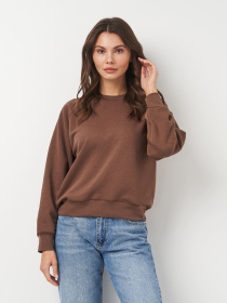 Свитшот Роза модель 231111_chocolate Фото