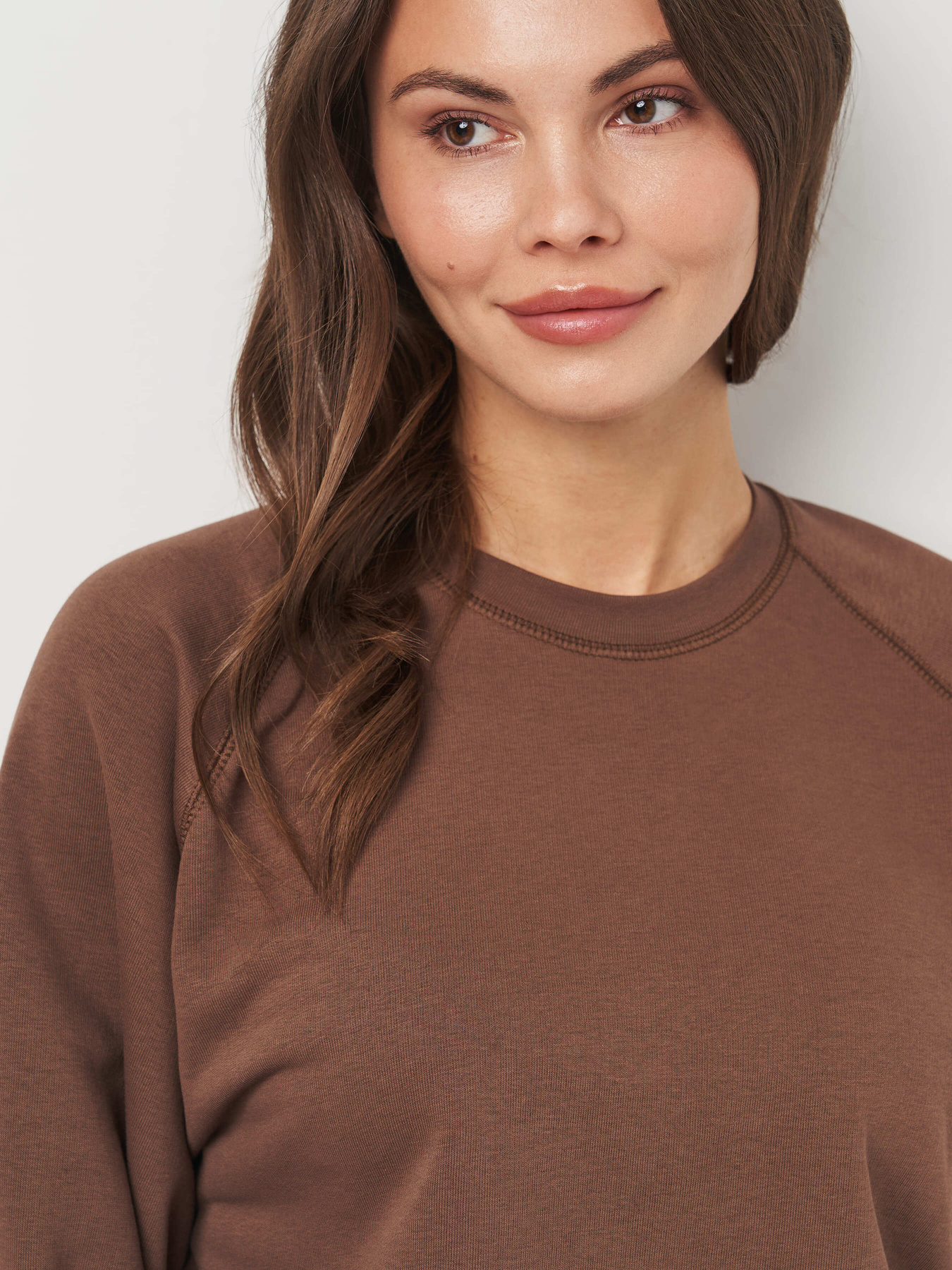 Світшот Роза модель 231111_chocolate Фото