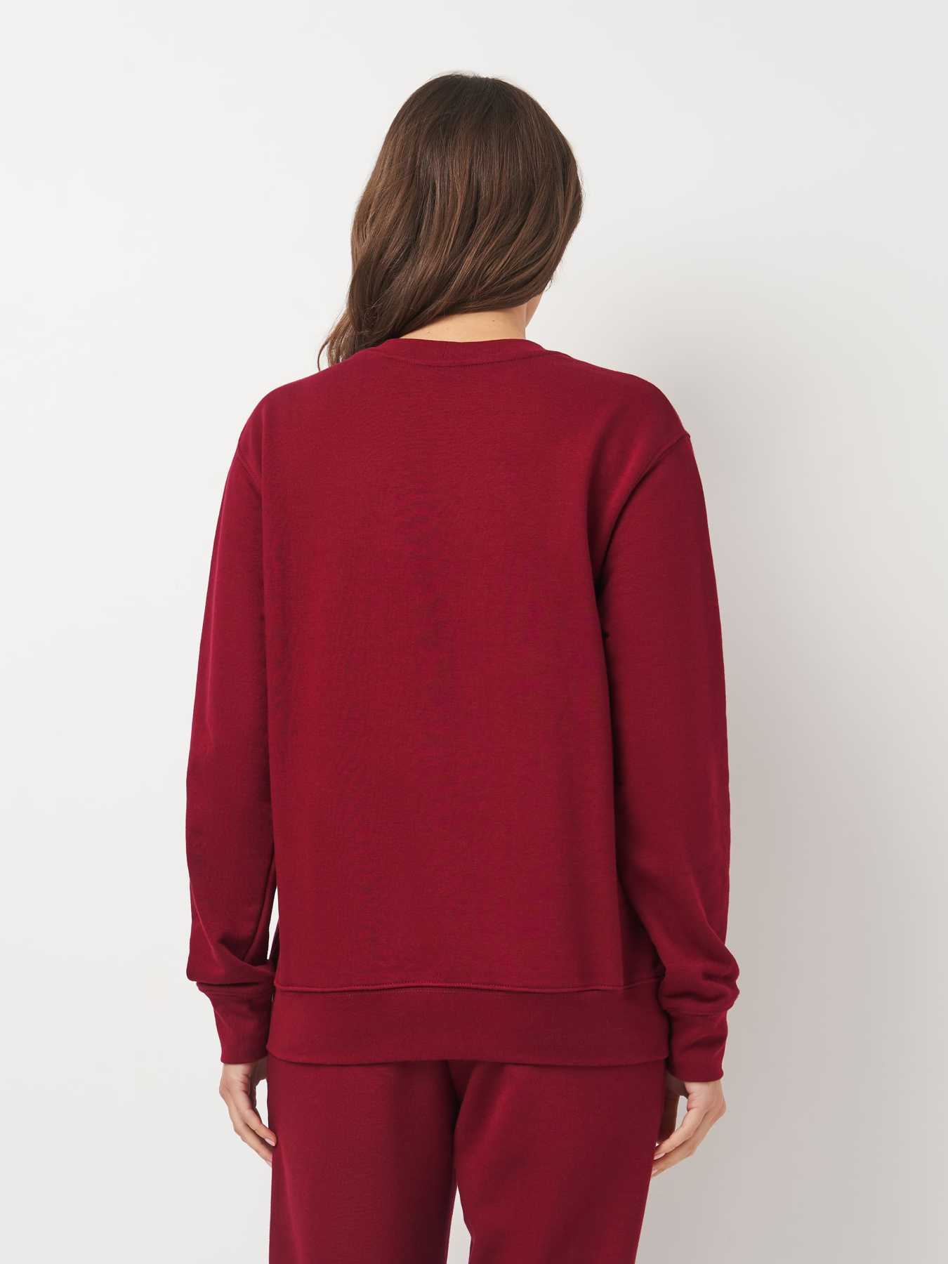 Світшот Роза модель 231024_burgundy Фото