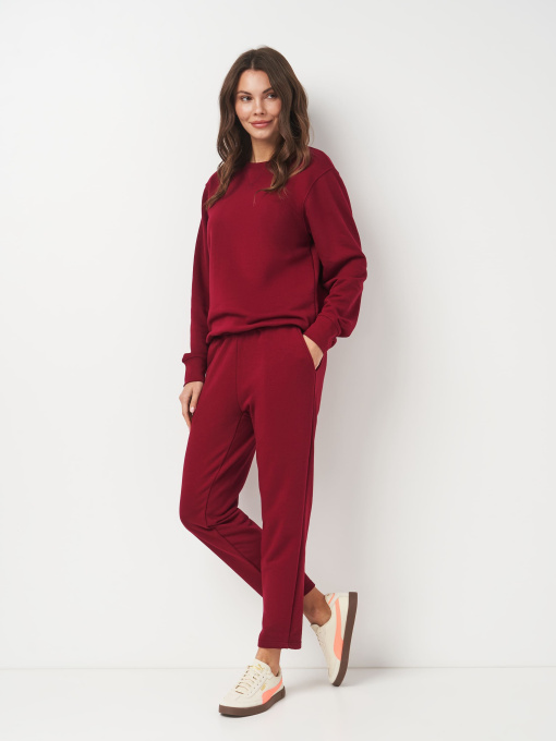 Свитшот Роза модель 231024_burgundy Фото