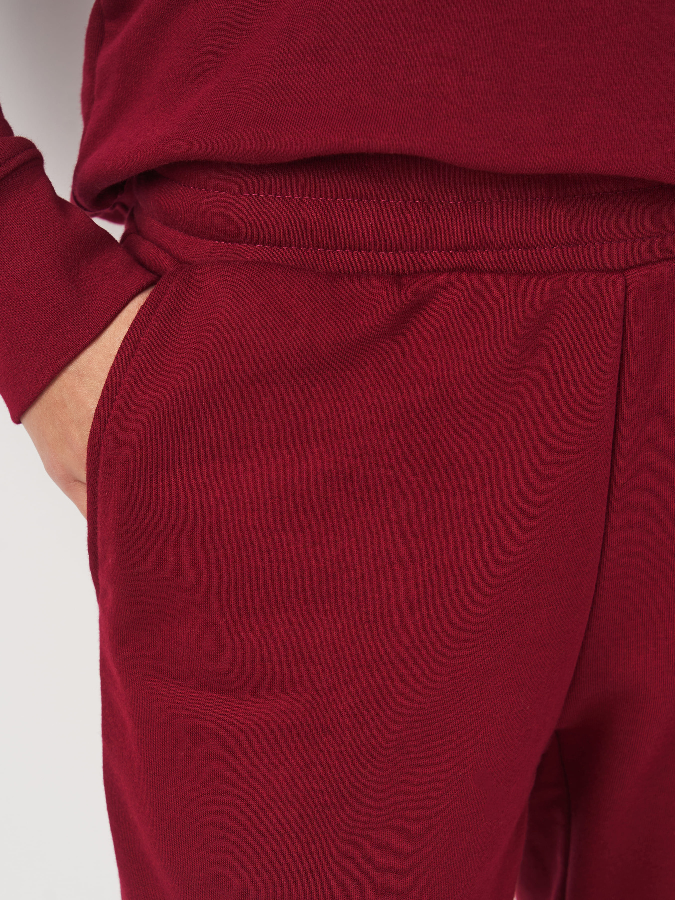 Повсякденні штани Роза модель 240433_burgundy Фото