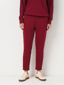 Повсякденні штани Роза модель 240433_burgundy Фото