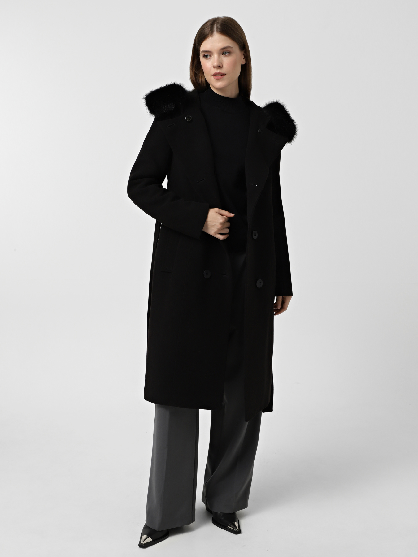 Пальто с утеплителем Danna модель 1979BL Фото