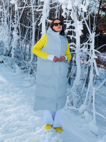 Утеплений жилет FloveTouch модель 4026BL Утеплений жилет FloveTouch модель 4026BL Фото