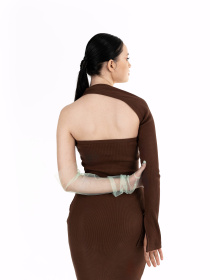 Платье миди 7/11 Seven Eleven модель SE25DrOnSh_Br Фото