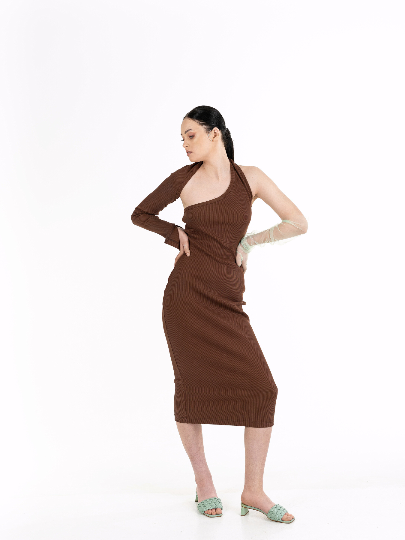 Платье миди 7/11 Seven Eleven модель SE25DrOnSh_Br Платье миди 7/11 Seven Eleven модель SE25DrOnSh_Br Фото