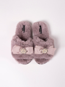 Тапки Pretty You London модель Anya Mink Фото