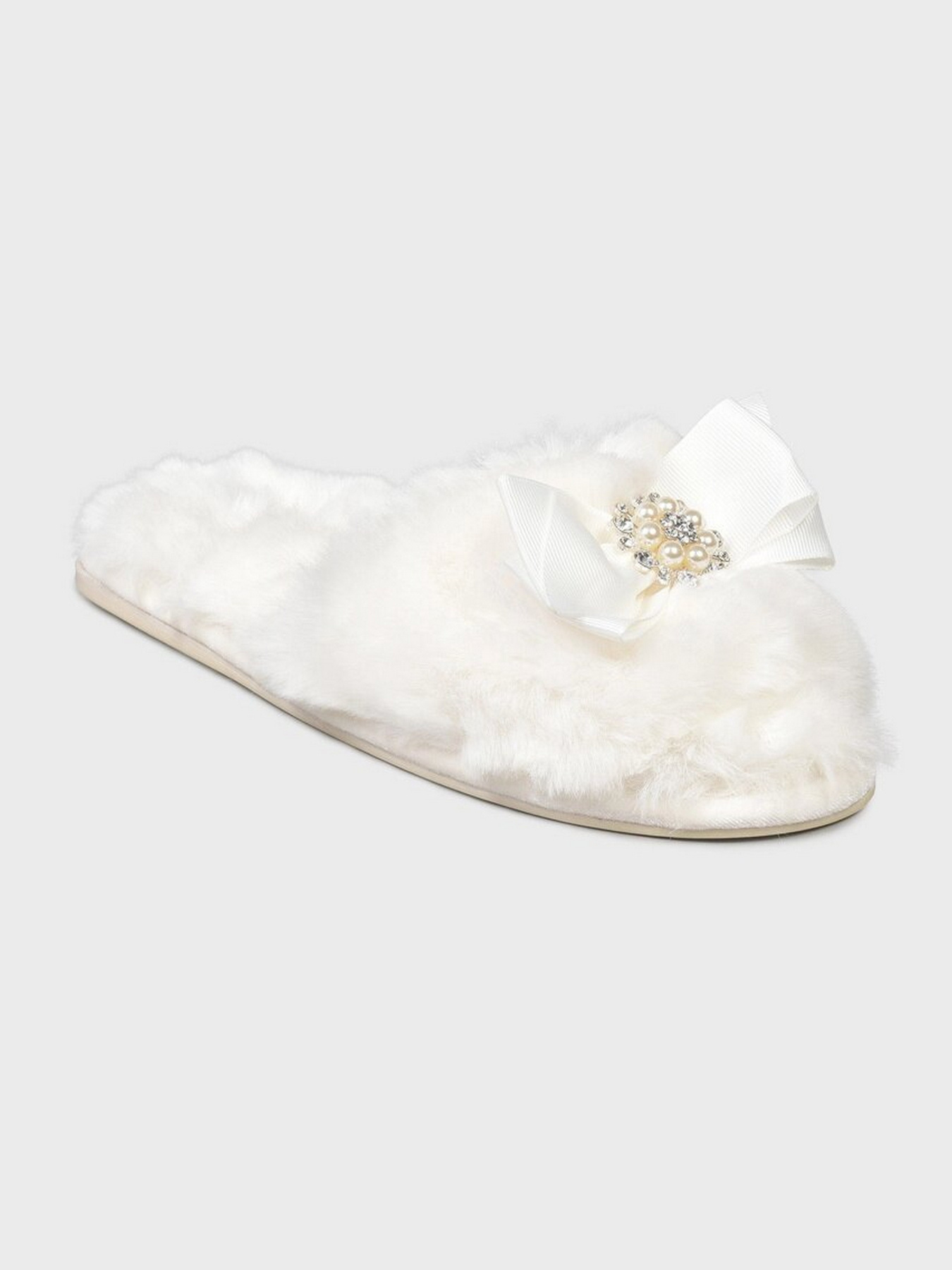 Тапки Pretty You London модель Anya Cream Фото