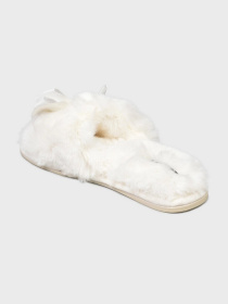 Тапки Pretty You London модель Anya Cream Фото