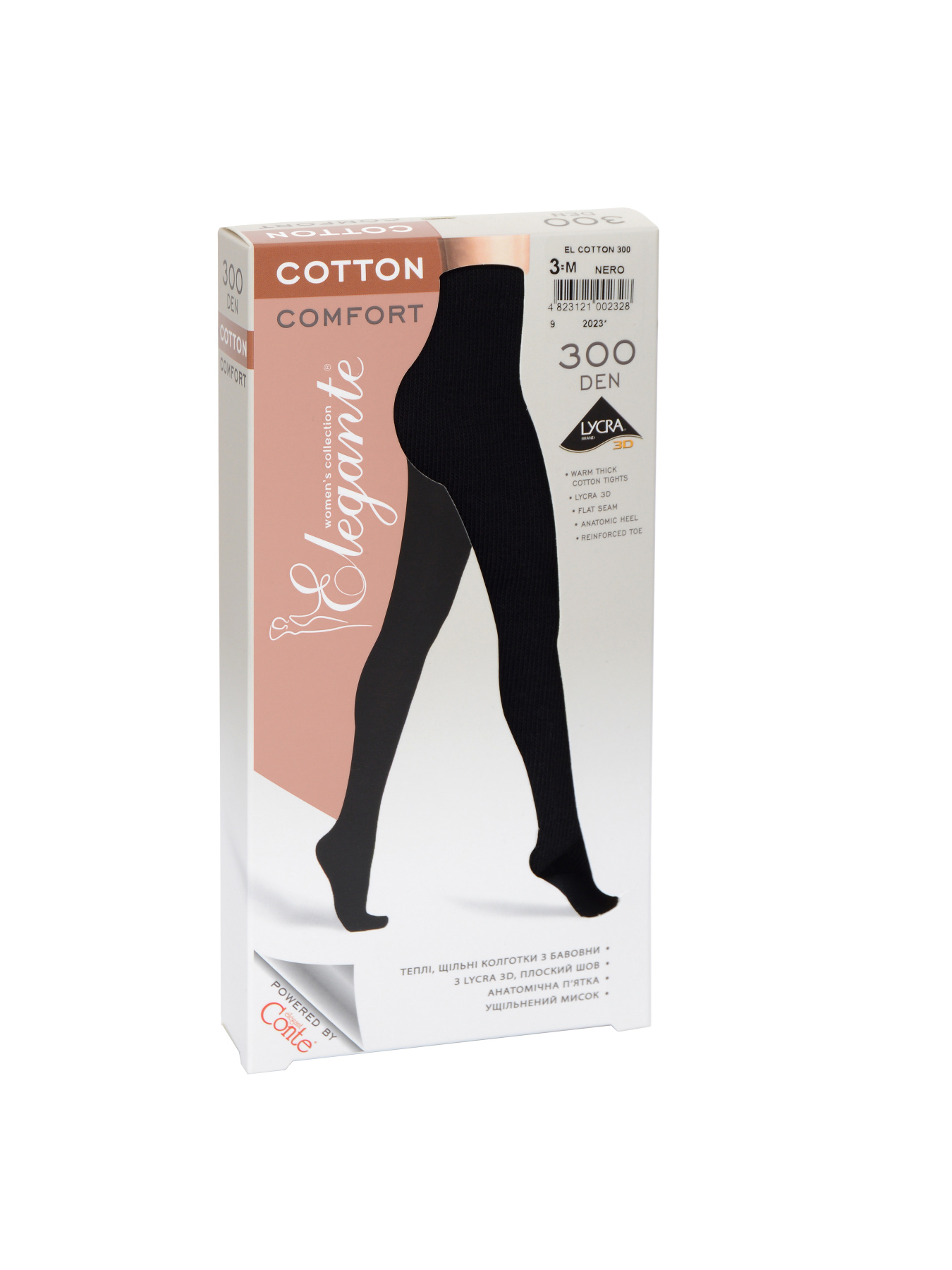 Колготи Elegante Cotton 300 модель EL Cotton 300 Фото