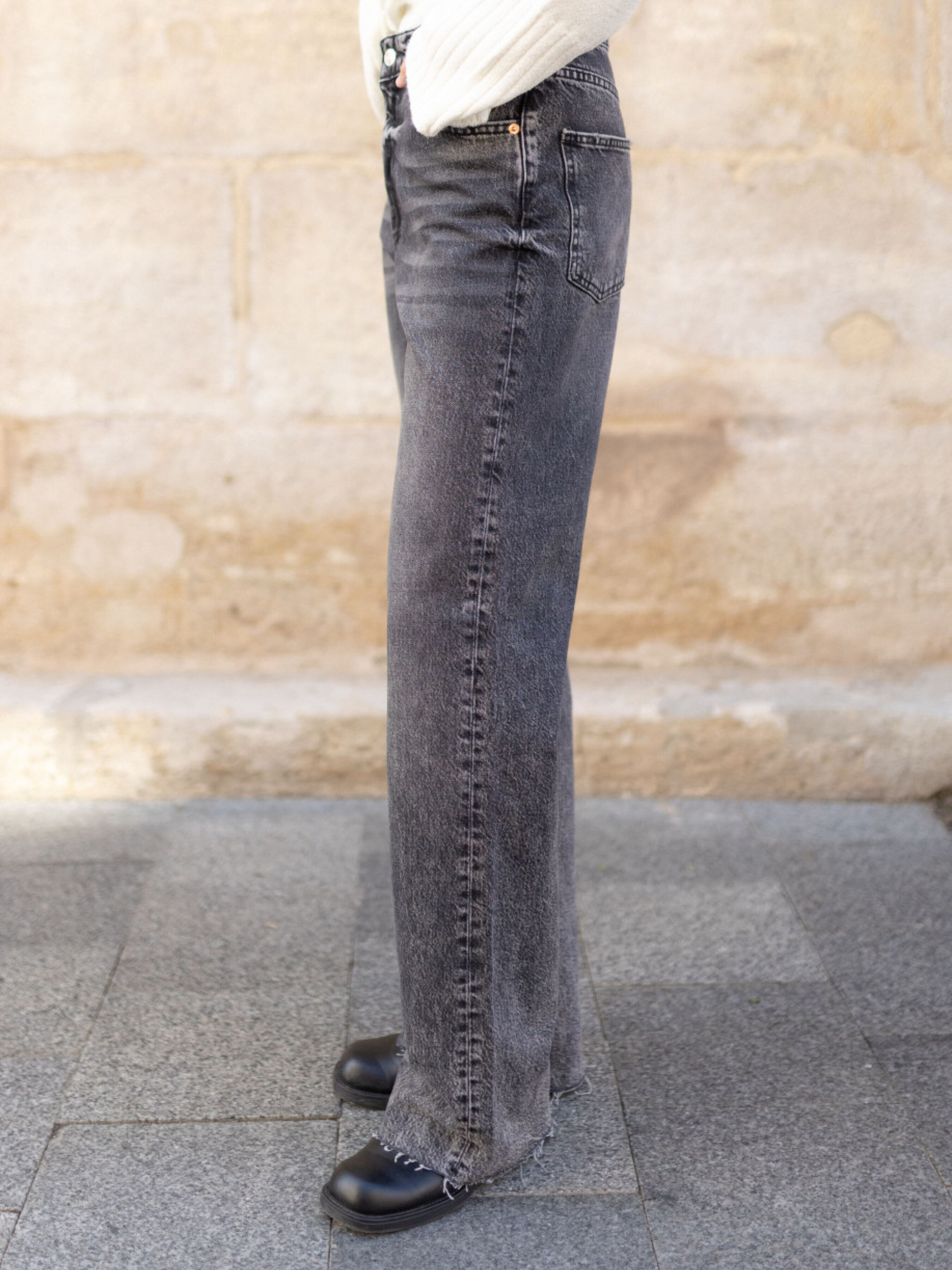 Широкі джинси Twice модель 24071024030 Фото