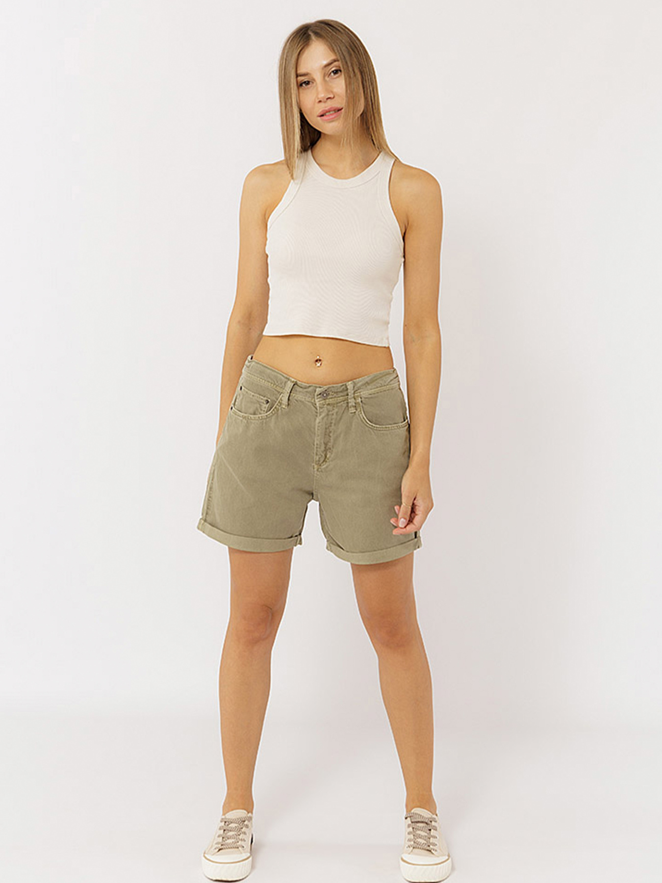 Джинсові шорти YUKI модель ЦБ-00219070 Джинсові шорти YUKI модель ЦБ-00219070 Фото