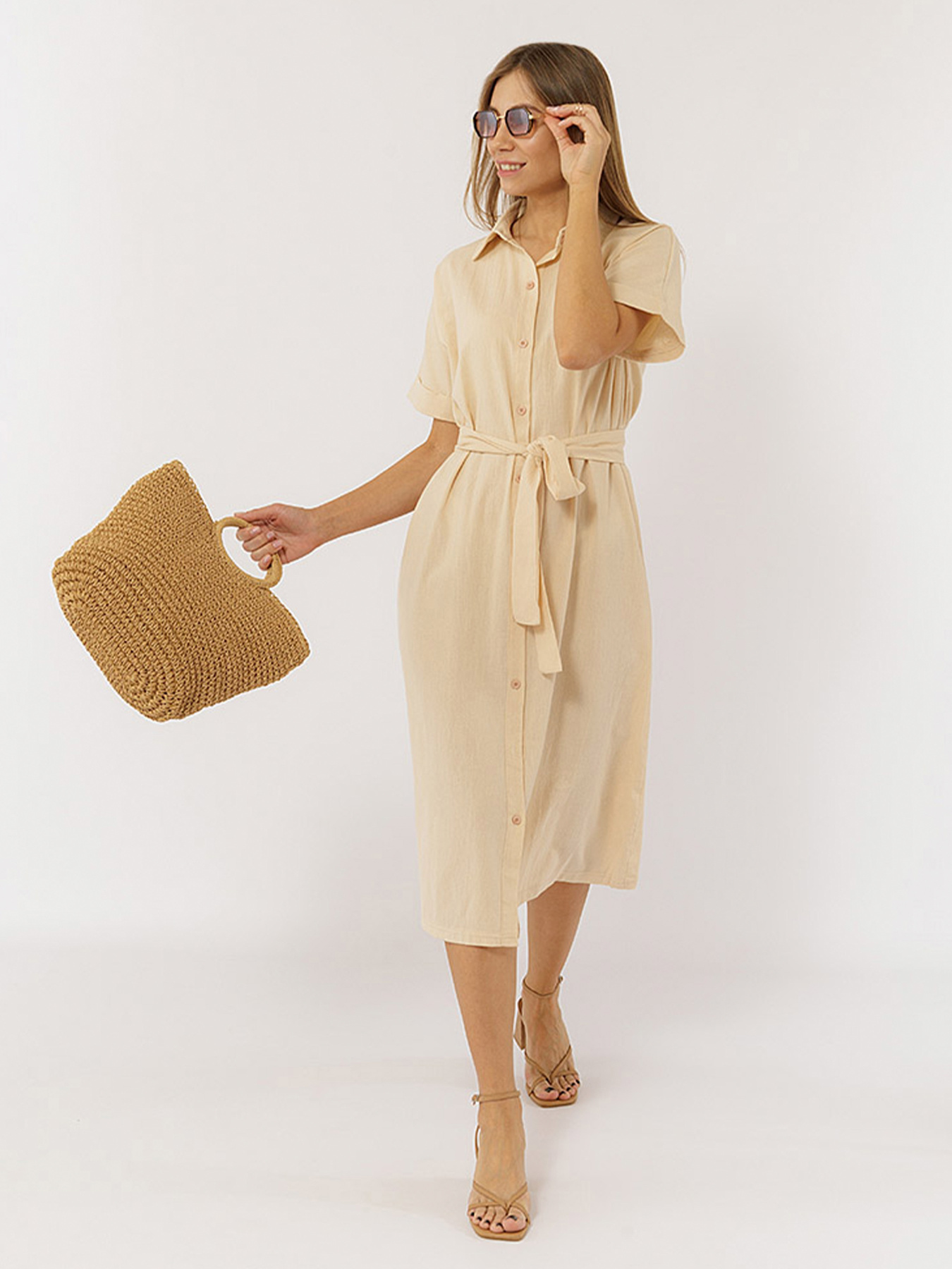 Платье миди YUKI модель ЦБ-00219291 Фото