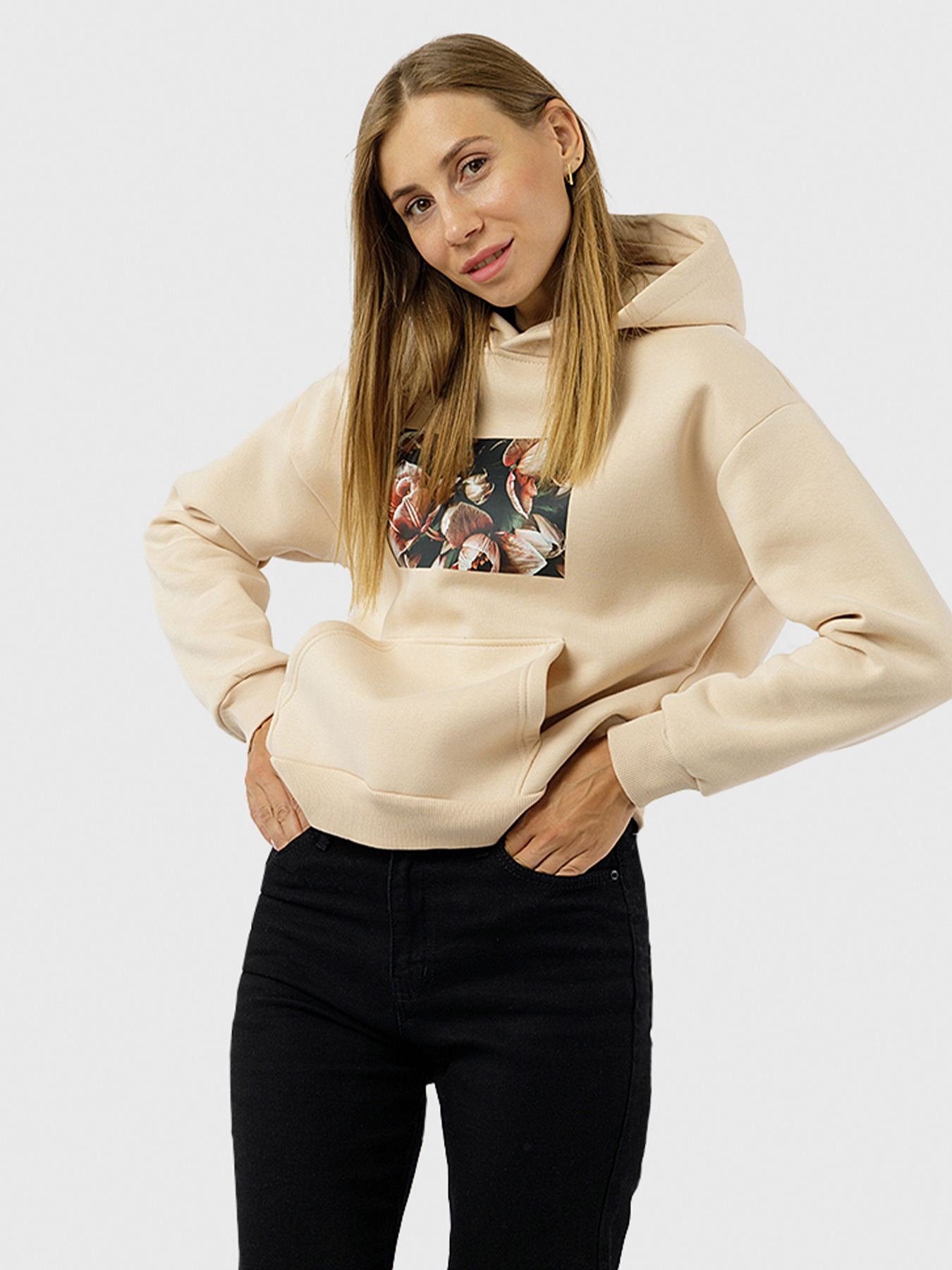 Худи YUKI модель ЦБ-00226037 Худи YUKI модель ЦБ-00226037 Фото