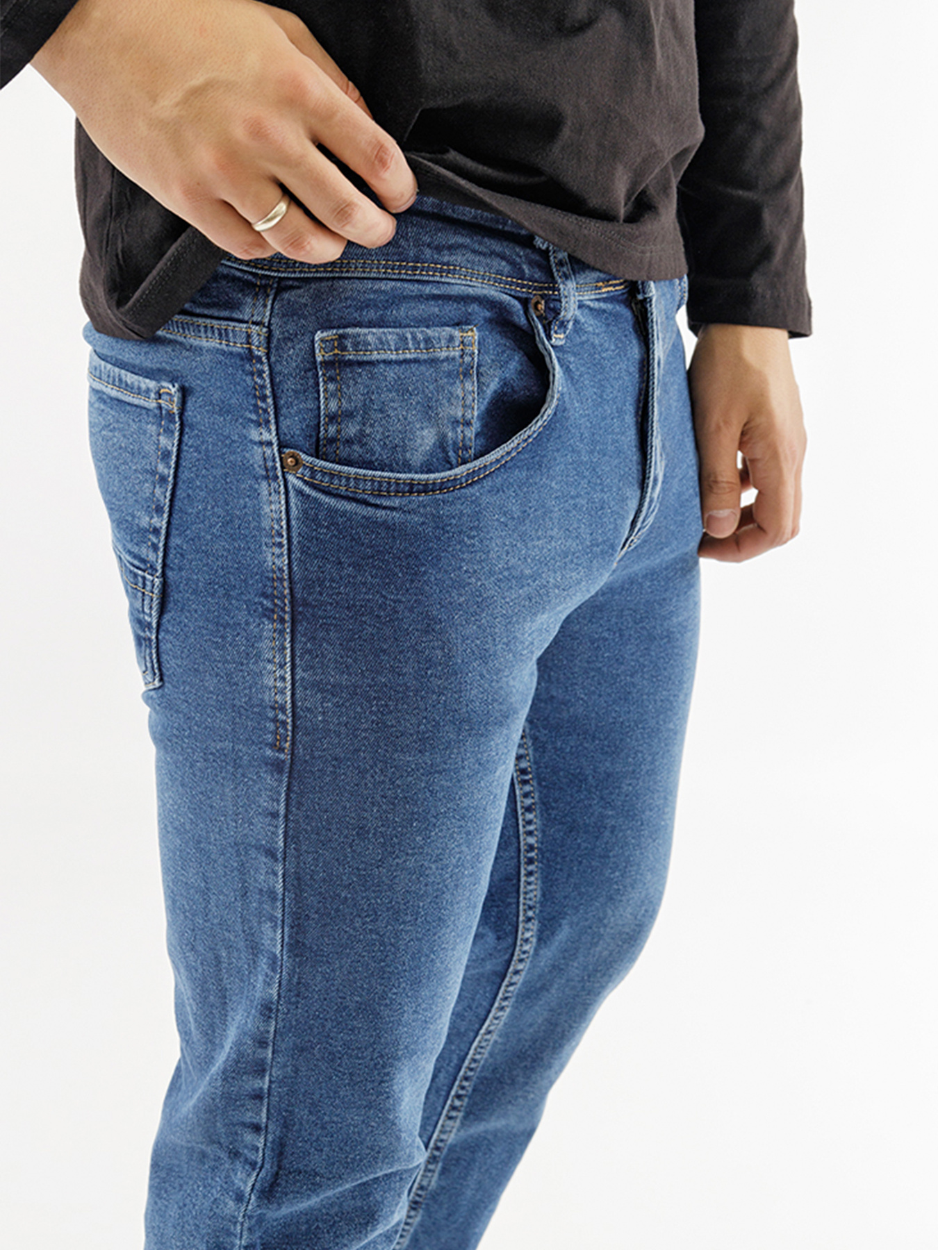 Прямые джинсы YUKI модель ЦБ-00227233 Фото