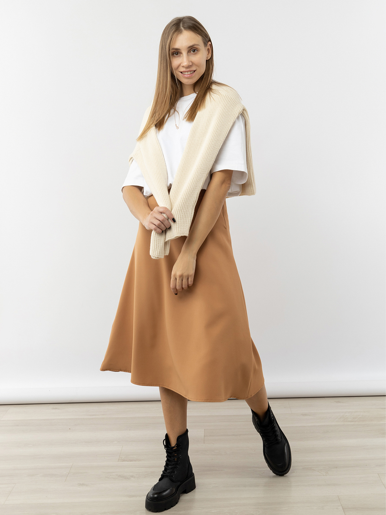 Юбка миди YUKI модель ЦБ-00235462 Фото